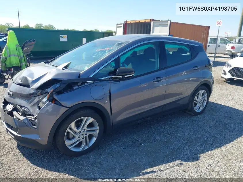 2023 Chevrolet Bolt Ev Fwd 1Lt VIN: 1G1FW6S0XP4198705 Lot: 44920853