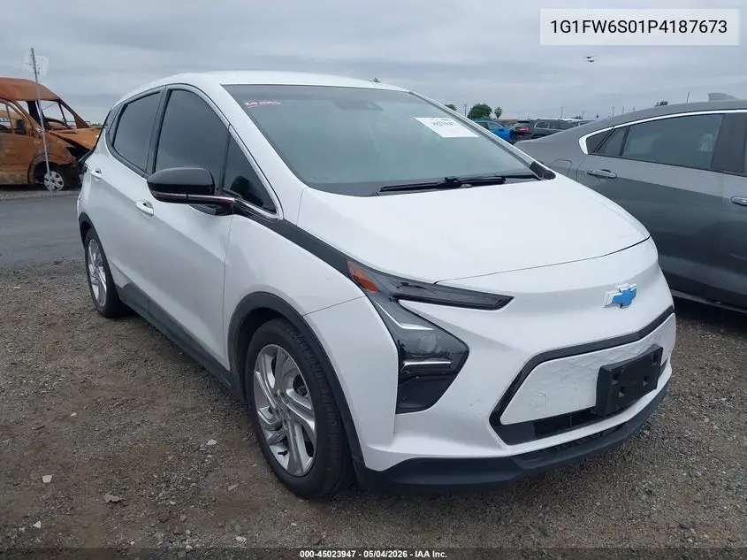 2023 Chevrolet Bolt Ev Fwd 1Lt VIN: 1G1FW6S01P4187673 Lot: 45023947
