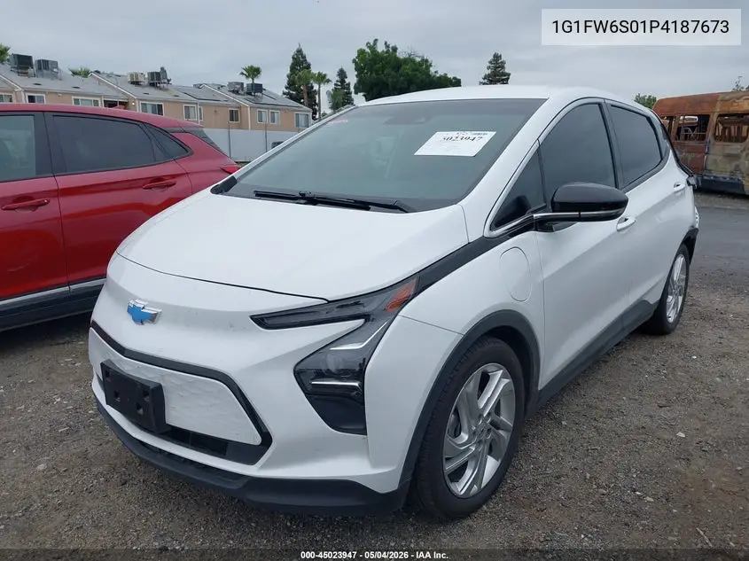 2023 Chevrolet Bolt Ev Fwd 1Lt VIN: 1G1FW6S01P4187673 Lot: 45023947
