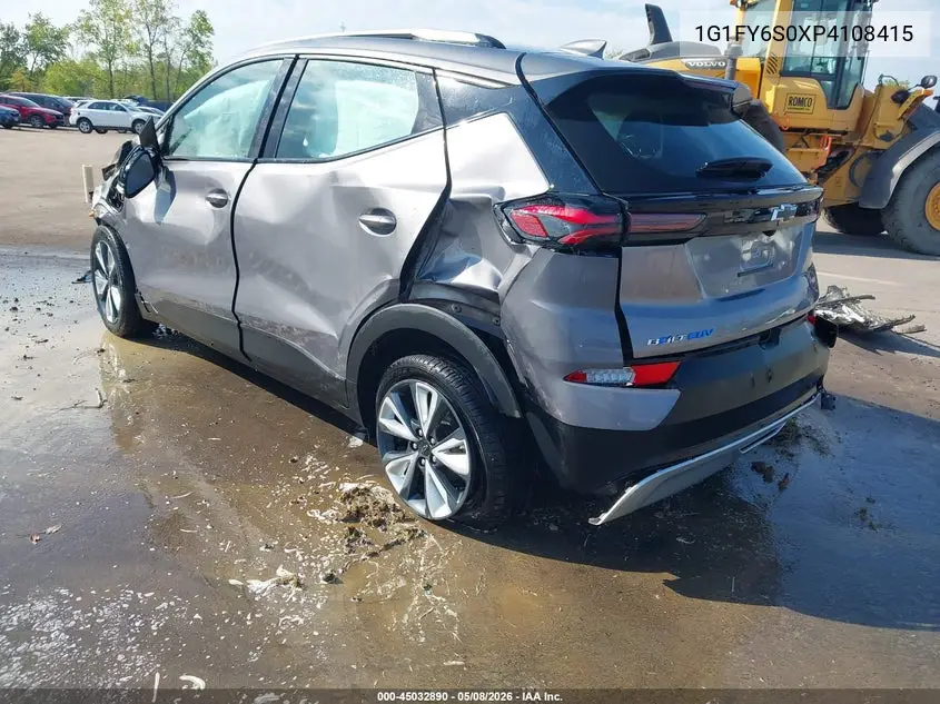 2023 Chevrolet Bolt Euv Fwd Lt VIN: 1G1FY6S0XP4108415 Lot: 45032890