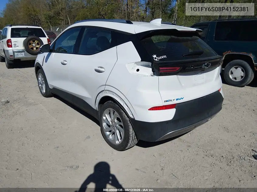 2023 Chevrolet Bolt Euv Fwd Lt VIN: 1G1FY6S08P4152381 Lot: 45046135