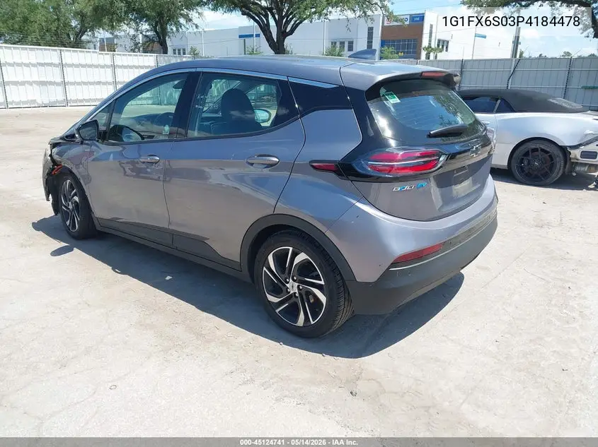 2023 Chevrolet Bolt Ev Fwd 2Lt VIN: 1G1FX6S03P4184478 Lot: 45124741