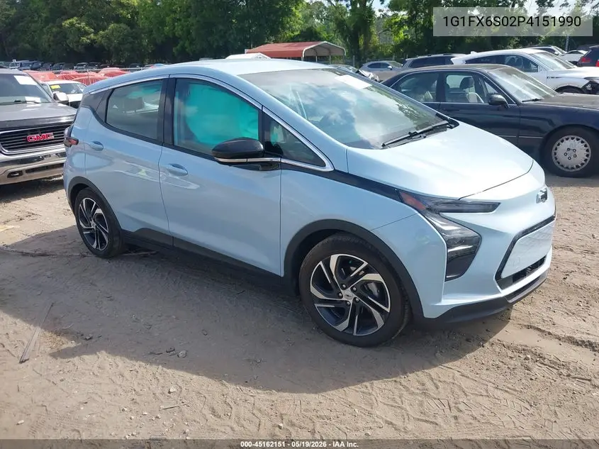 2023 Chevrolet Bolt Ev Fwd 2Lt VIN: 1G1FX6S02P4151990 Lot: 45162151