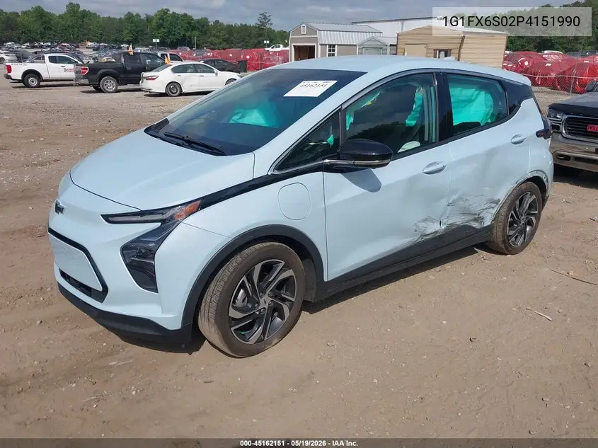 2023 Chevrolet Bolt Ev Fwd 2Lt VIN: 1G1FX6S02P4151990 Lot: 45162151