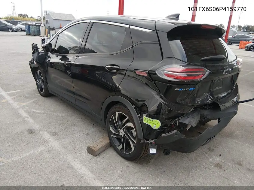 2023 Chevrolet Bolt Ev Fwd 2Lt VIN: 1G1FX6S06P4159770 Lot: 45205316