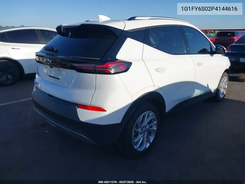 2023 Chevrolet Bolt Euv Fwd Lt VIN: 1G1FY6S02P4144616 Lot: 45211376