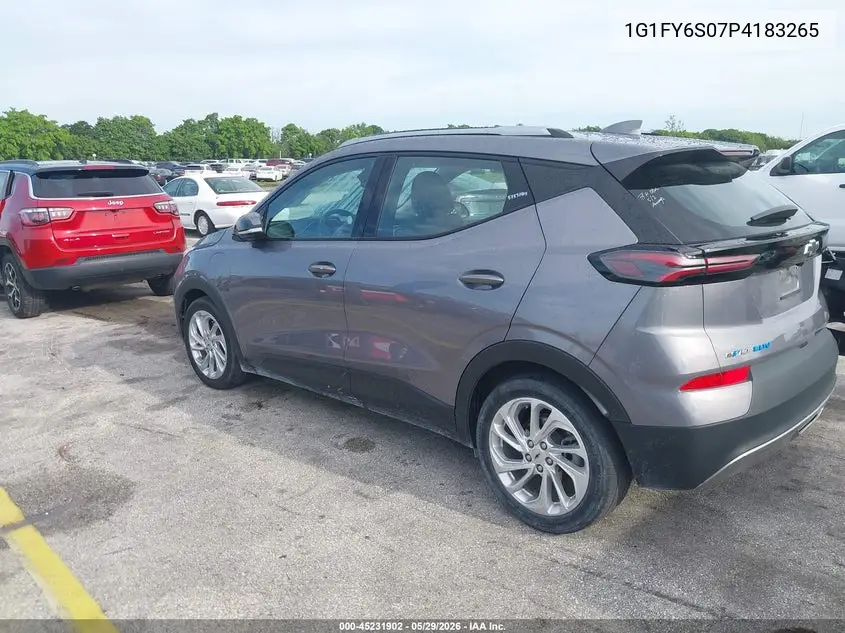 2023 Chevrolet Bolt Euv Fwd Lt VIN: 1G1FY6S07P4183265 Lot: 45231902