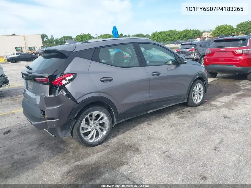 2023 Chevrolet Bolt Euv Fwd Lt VIN: 1G1FY6S07P4183265 Lot: 45231902