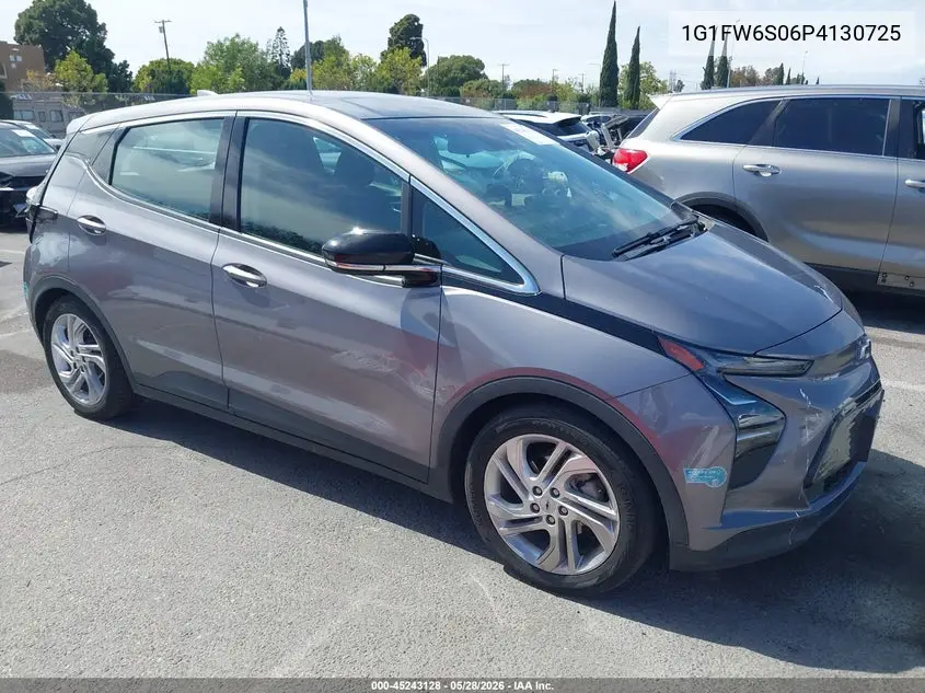 2023 Chevrolet Bolt Ev Fwd 1Lt VIN: 1G1FW6S06P4130725 Lot: 45243128