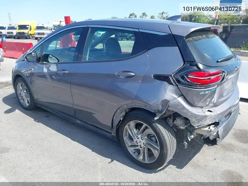 2023 Chevrolet Bolt Ev Fwd 1Lt VIN: 1G1FW6S06P4130725 Lot: 45243128