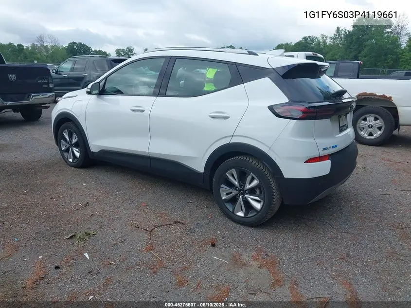 2023 Chevrolet Bolt Euv Fwd Lt VIN: 1G1FY6S03P4119661 Lot: 45275607