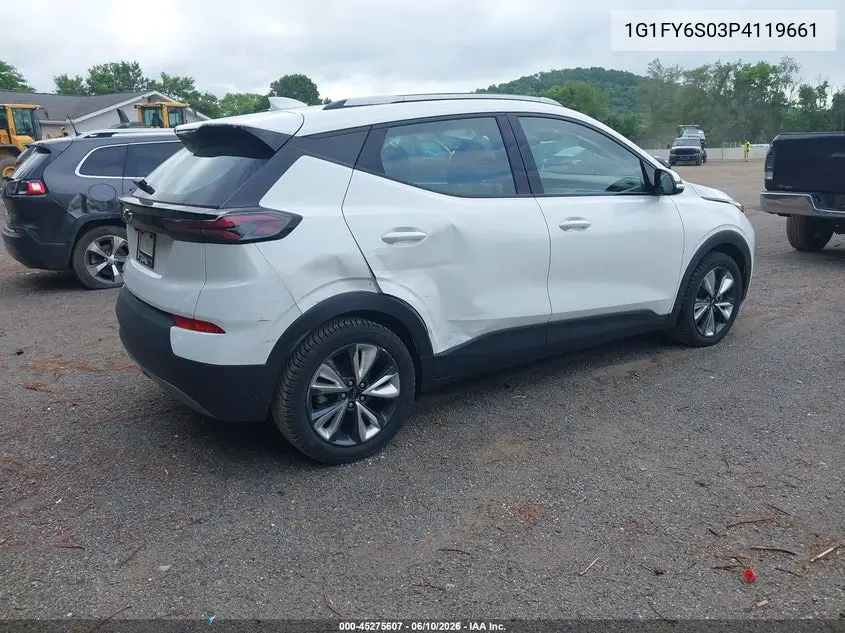 2023 Chevrolet Bolt Euv Fwd Lt VIN: 1G1FY6S03P4119661 Lot: 45275607