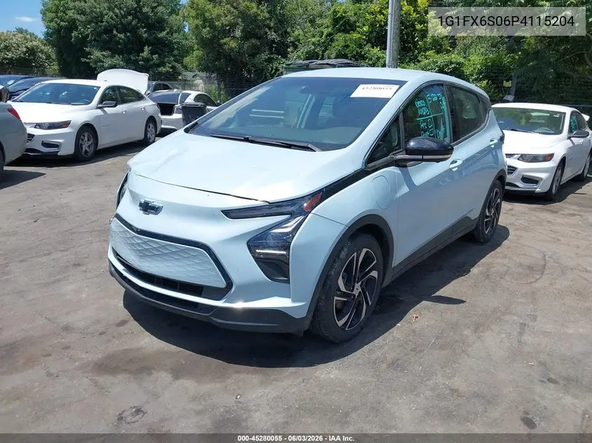 2023 Chevrolet Bolt Ev Fwd 2Lt VIN: 1G1FX6S06P4115204 Lot: 45280055