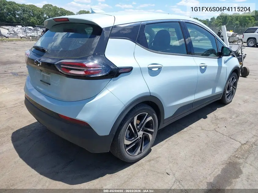 2023 Chevrolet Bolt Ev Fwd 2Lt VIN: 1G1FX6S06P4115204 Lot: 45280055