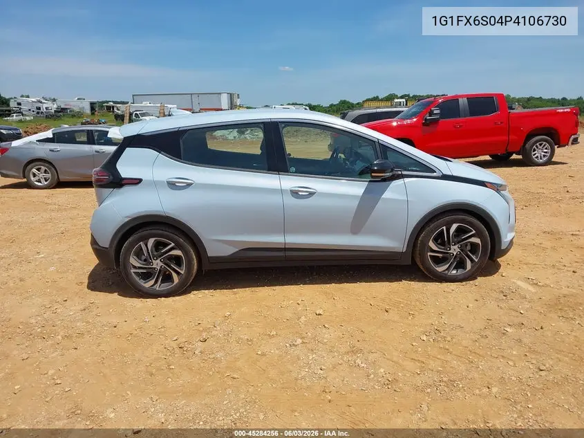 2023 Chevrolet Bolt Ev Fwd 2Lt VIN: 1G1FX6S04P4106730 Lot: 45284256