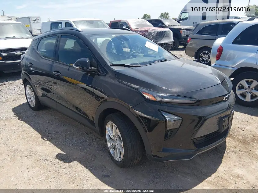 2023 Chevrolet Bolt Euv Fwd Lt VIN: 1G1FY6S07P4196016 Lot: 45303043