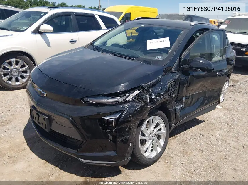 2023 Chevrolet Bolt Euv Fwd Lt VIN: 1G1FY6S07P4196016 Lot: 45303043
