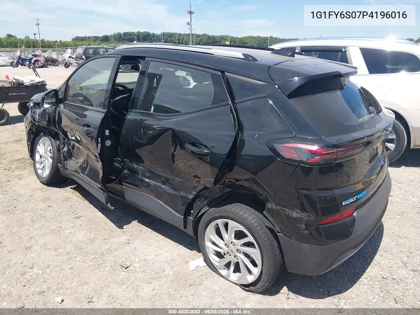 2023 Chevrolet Bolt Euv Fwd Lt VIN: 1G1FY6S07P4196016 Lot: 45303043