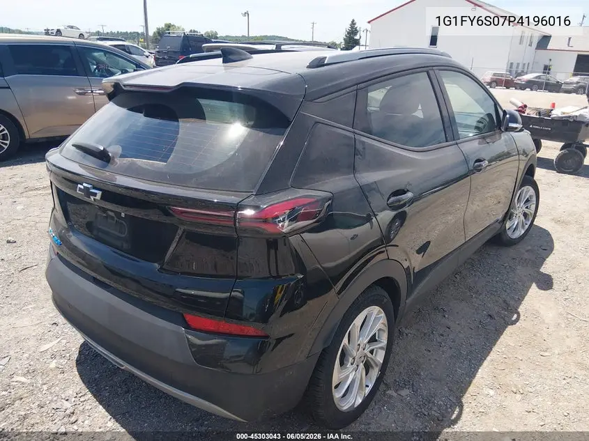 2023 Chevrolet Bolt Euv Fwd Lt VIN: 1G1FY6S07P4196016 Lot: 45303043