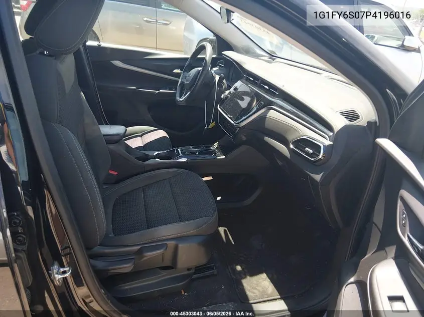 2023 Chevrolet Bolt Euv Fwd Lt VIN: 1G1FY6S07P4196016 Lot: 45303043