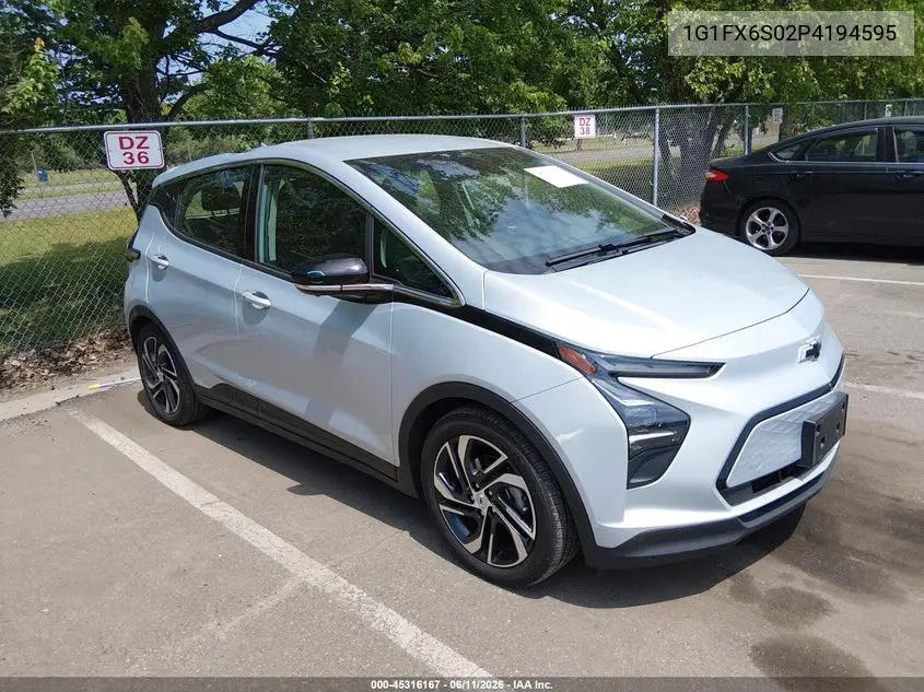 2023 Chevrolet Bolt Ev Fwd 2Lt VIN: 1G1FX6S02P4194595 Lot: 45316167