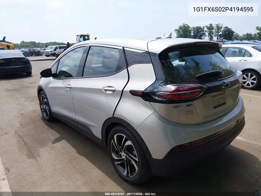 2023 Chevrolet Bolt Ev Fwd 2Lt VIN: 1G1FX6S02P4194595 Lot: 45316167