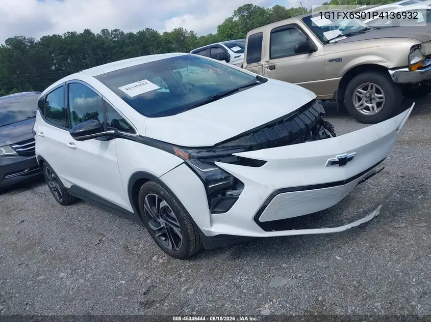 2023 Chevrolet Bolt Ev Fwd 2Lt VIN: 1G1FX6S01P4136932 Lot: 45346444