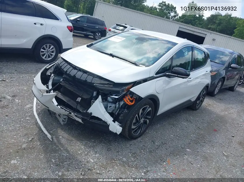 2023 Chevrolet Bolt Ev Fwd 2Lt VIN: 1G1FX6S01P4136932 Lot: 45346444