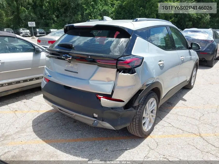 2023 Chevrolet Bolt Euv Fwd Lt VIN: 1G1FY6S02P4146026 Lot: 45392603
