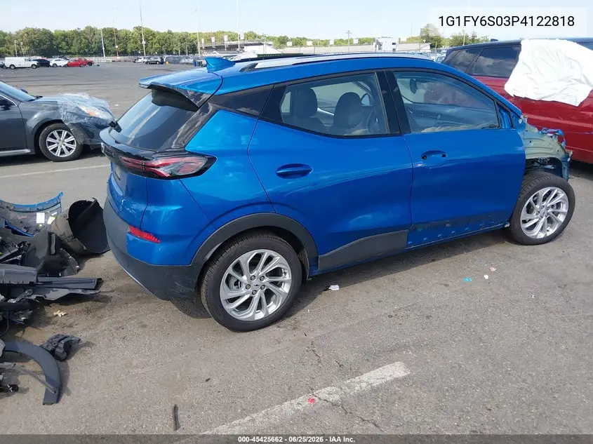 2023 Chevrolet Bolt Euv Fwd Lt VIN: 1G1FY6S03P4122818 Lot: 45425662