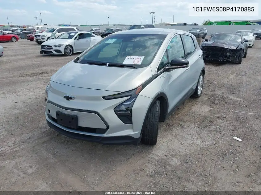 2023 Chevrolet Bolt Ev Fwd 1Lt VIN: 1G1FW6S08P4170885 Lot: 45447345