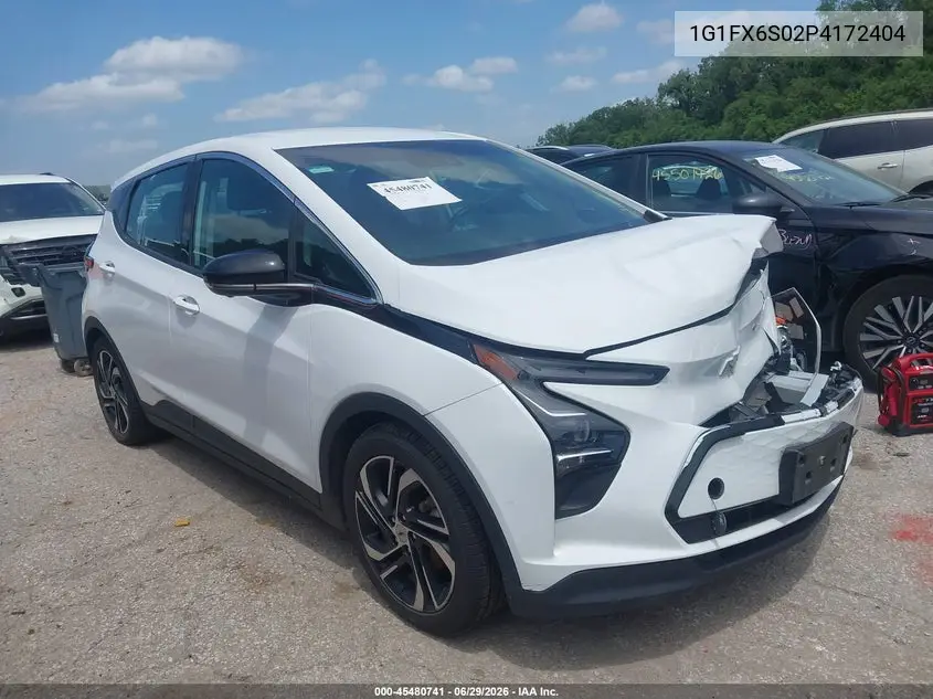 2023 Chevrolet Bolt Ev Fwd 2Lt VIN: 1G1FX6S02P4172404 Lot: 45480741