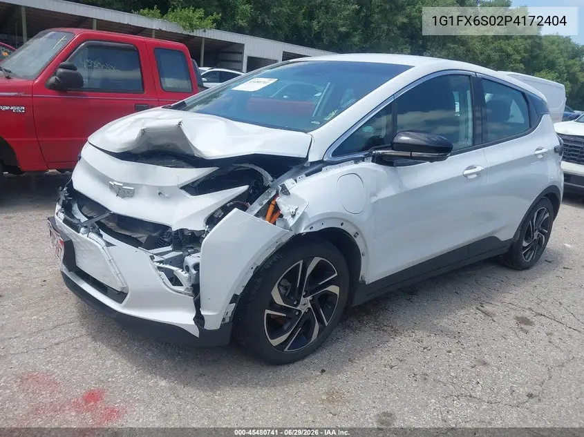 2023 Chevrolet Bolt Ev Fwd 2Lt VIN: 1G1FX6S02P4172404 Lot: 45480741