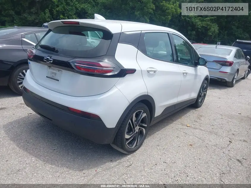 2023 Chevrolet Bolt Ev Fwd 2Lt VIN: 1G1FX6S02P4172404 Lot: 45480741
