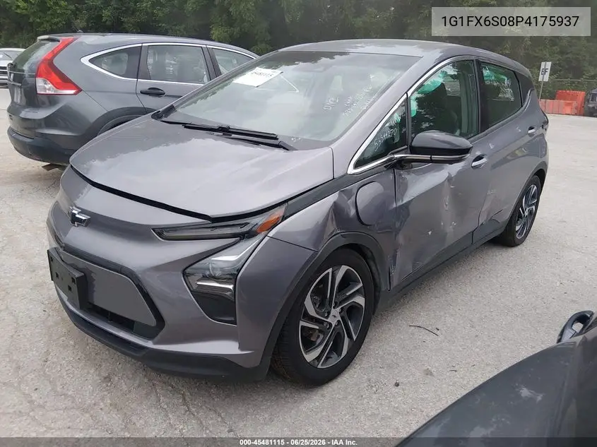 2023 Chevrolet Bolt Ev Fwd 2Lt VIN: 1G1FX6S08P4175937 Lot: 45481115
