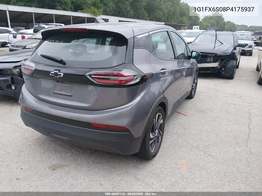 2023 Chevrolet Bolt Ev Fwd 2Lt VIN: 1G1FX6S08P4175937 Lot: 45481115