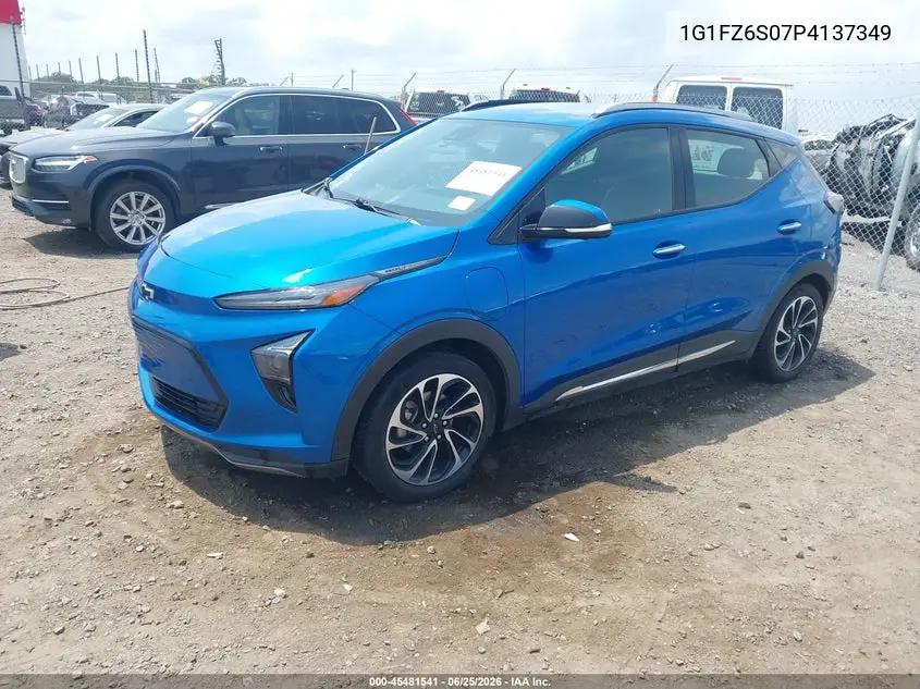 2023 Chevrolet Bolt Euv Fwd Premier VIN: 1G1FZ6S07P4137349 Lot: 45481541