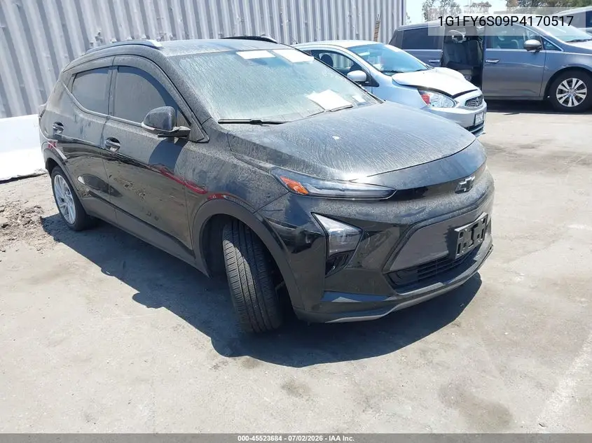 2023 Chevrolet Bolt Euv Fwd Lt VIN: 1G1FY6S09P4170517 Lot: 45523684