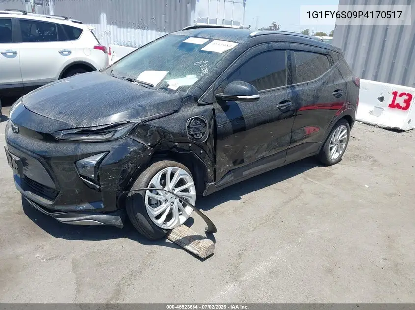 2023 Chevrolet Bolt Euv Fwd Lt VIN: 1G1FY6S09P4170517 Lot: 45523684