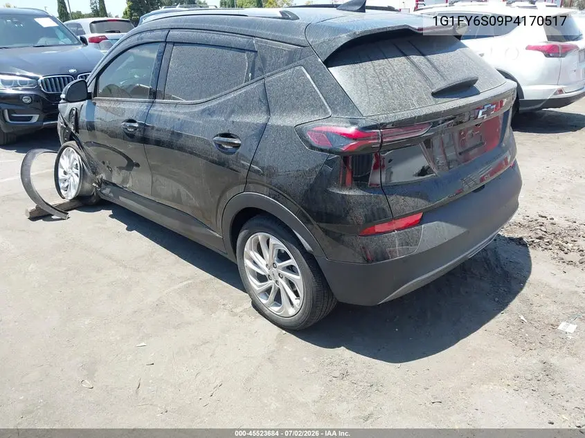2023 Chevrolet Bolt Euv Fwd Lt VIN: 1G1FY6S09P4170517 Lot: 45523684