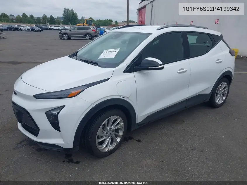 2023 Chevrolet Bolt Euv Fwd Lt VIN: 1G1FY6S02P4199342 Lot: 45529208