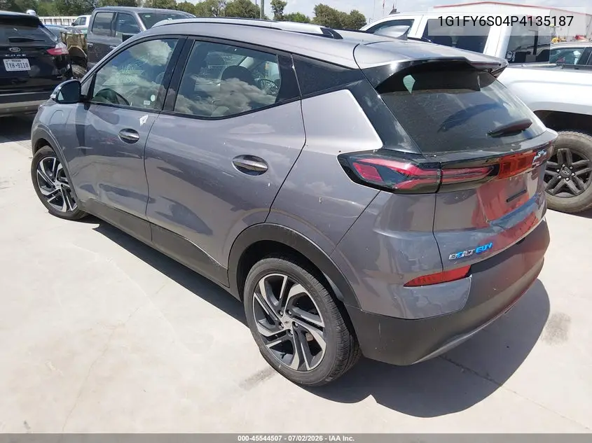2023 Chevrolet Bolt Euv Fwd Lt VIN: 1G1FY6S04P4135187 Lot: 45544507