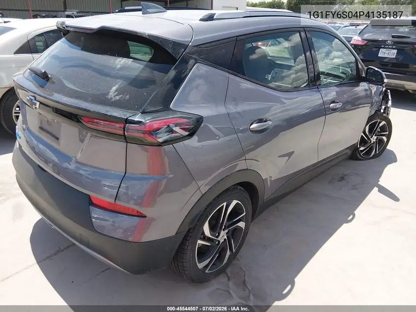 2023 Chevrolet Bolt Euv Fwd Lt VIN: 1G1FY6S04P4135187 Lot: 45544507