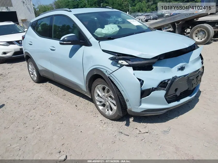 2023 Chevrolet Bolt Euv Fwd Lt VIN: 1G1FY6S04P4102416 Lot: 45558121