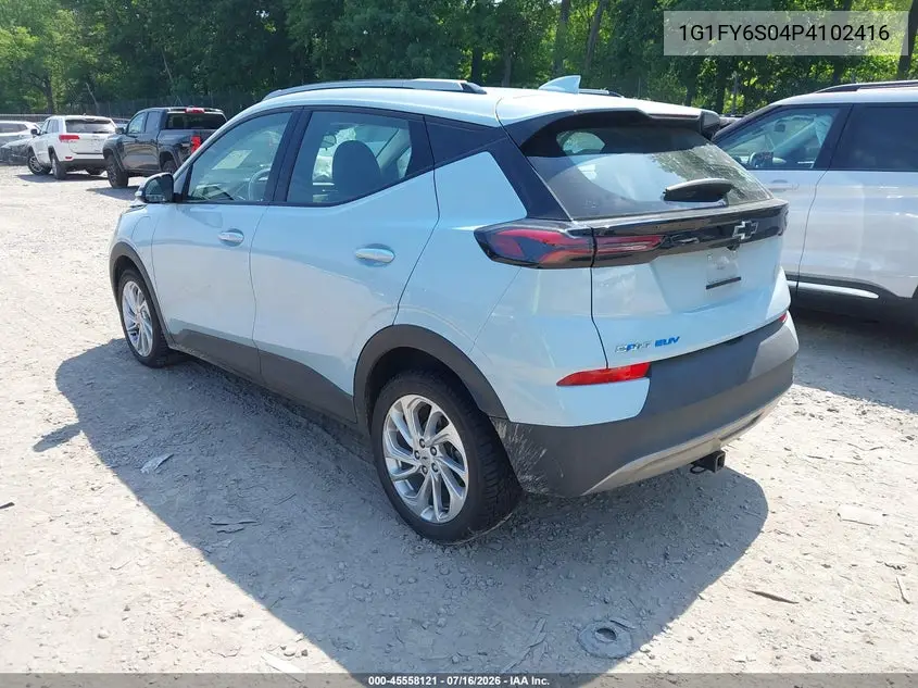 2023 Chevrolet Bolt Euv Fwd Lt VIN: 1G1FY6S04P4102416 Lot: 45558121