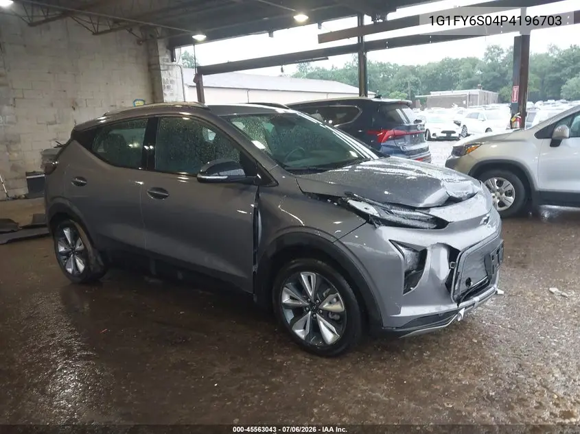 2023 Chevrolet Bolt Euv Fwd Lt VIN: 1G1FY6S04P4196703 Lot: 45563043