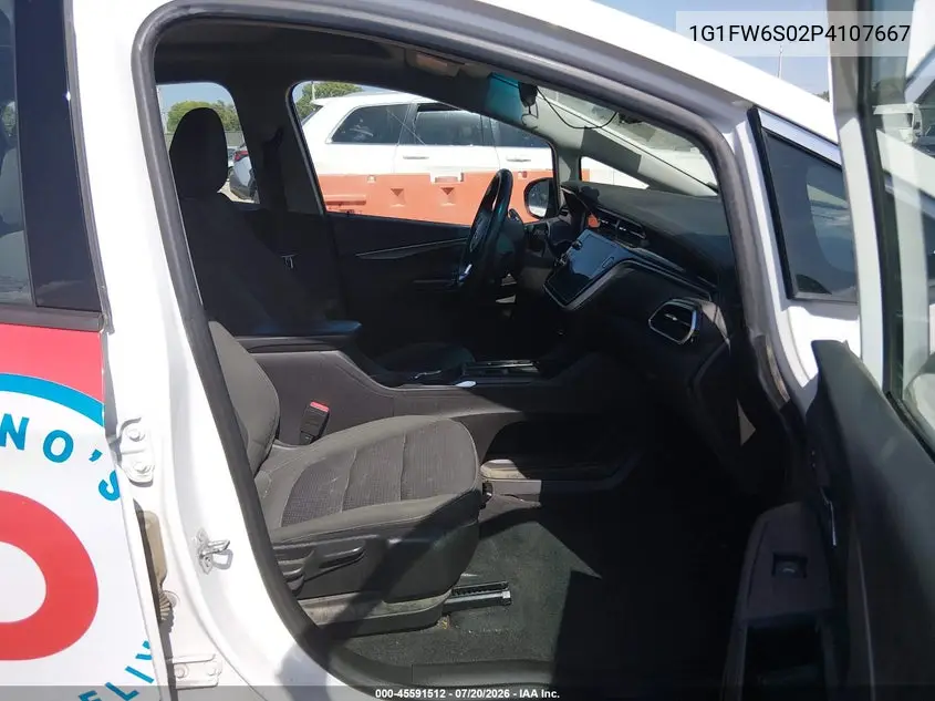 2023 Chevrolet Bolt Ev Fwd 1Lt VIN: 1G1FW6S02P4107667 Lot: 45591512