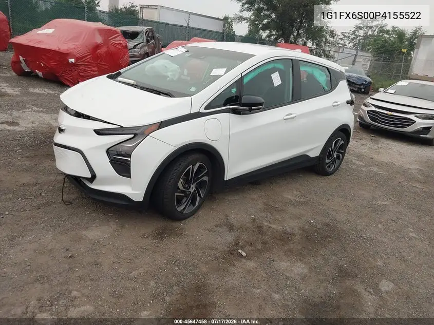 2023 Chevrolet Bolt Ev Fwd 2Lt VIN: 1G1FX6S00P4155522 Lot: 45647458