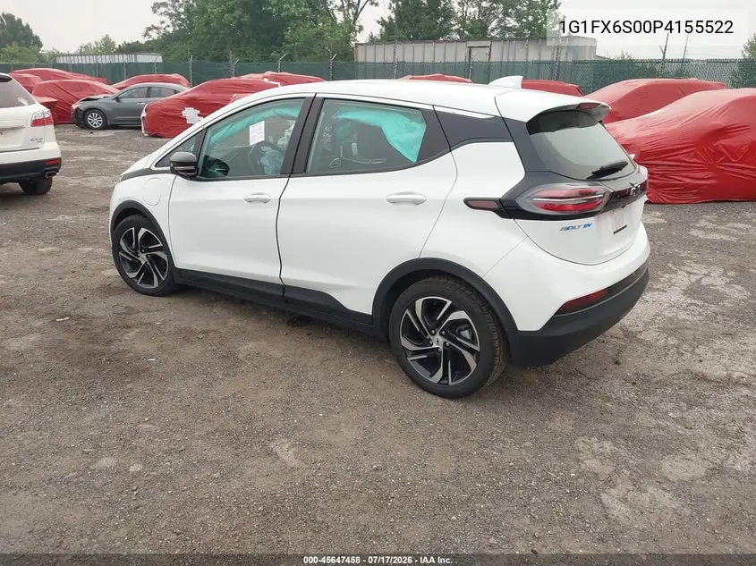 2023 Chevrolet Bolt Ev Fwd 2Lt VIN: 1G1FX6S00P4155522 Lot: 45647458