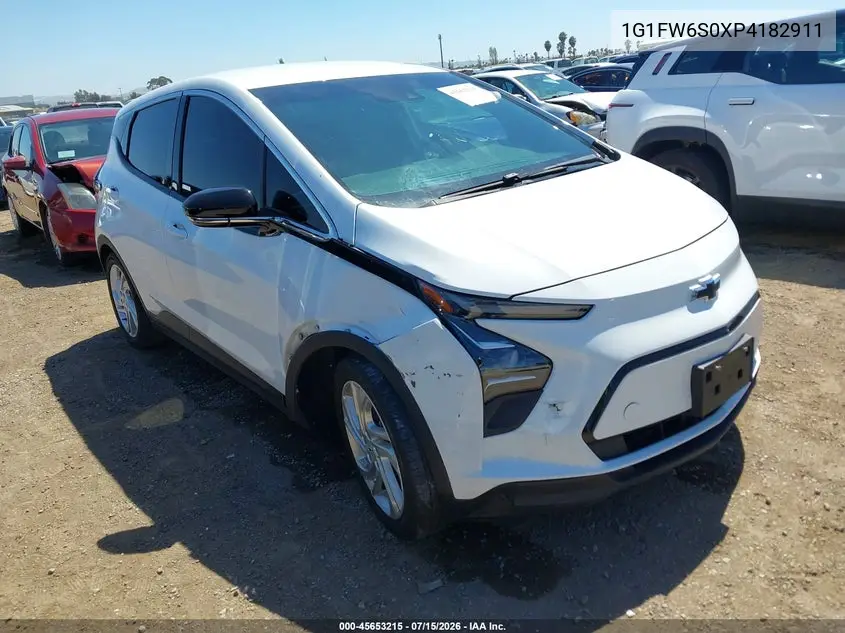 2023 Chevrolet Bolt Ev Fwd 1Lt VIN: 1G1FW6S0XP4182911 Lot: 45653215